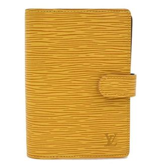 Louis Vuitton Vintage, unisex, Geel, ONE Size, Leer, Pre-owned Vintage Portemonnee