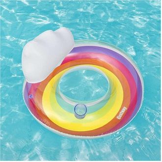Trade Shop Trade Shop - Bestway Salvagente Poltrona Fashion Rainbow Dream Ciambella Gonfiabile Schienale