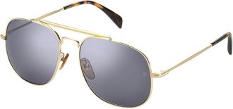 David Beckham DB 7004/S J5G/T4 Mens Sunglasses Gold Size 57