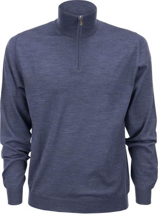 Fedeli Wool Zipped Sweater