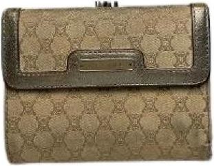 Celine Pre-owned Vintage Portemonnee - Dames - Vintage Accessoires - Beige - ONE Size - Leer - Vintage