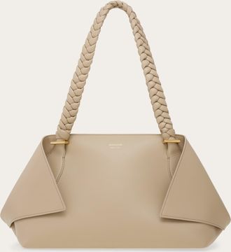 Ferragamo Women Folded shoulder bag (L) Beige
