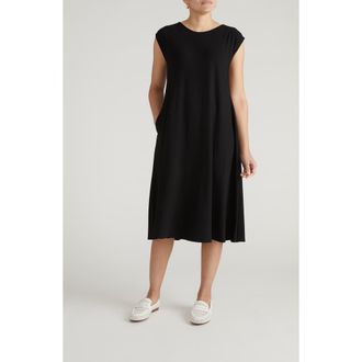 Universal Standard Heatwave Divine Jersey Dress in Black at Nordstrom, Size Xx-Large