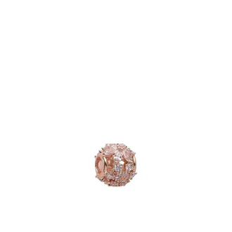 Pandora Sparkling Herbarium Cluster Round Charm - female - Pandora - Bracelets - Pink - ONE SIZE - Accessories