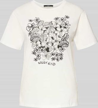 Max Mara Relaxed Fit T-Shirt aus reiner Baumwolle Modell BORA in Weiss, Gr&ouml;&szlig;e XXL