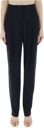 Emporio Armani Stijlvolle Broeken - Dames - Slim Fit Broeken - Blauw - S - Broeken