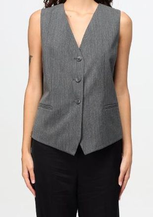 Twinset Womens Soft Blend Tailored Jacket - Grey - Size EU 38 (Womens)