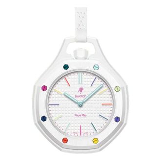 Swatch X Audemars Piguet Bioceramic Royal Pop Huit Blanc SSX03W100N-1140433490