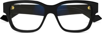 Gucci GG1428S bril met vierkant montuur - Zwart