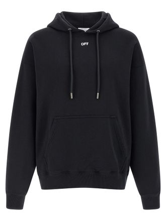 Off-white Black Cotton Mens Sweatshirt