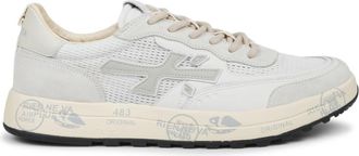 Premiata White Logo Nous Sneakers