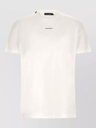 Dolce & Gabbana logo detail crew neck short sleeve t shirt