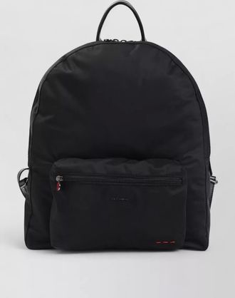 Kiton versatile backpack with front zip pocket