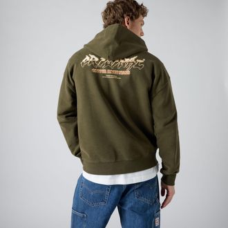 Levi's Two Horse Boxy Hoodie - Mens - 2XL - Brown