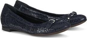 AGL Monika Leopard Print Flat in Leo Print Navy at Nordstrom Rack, Size 11.5Us / 41.5Eu