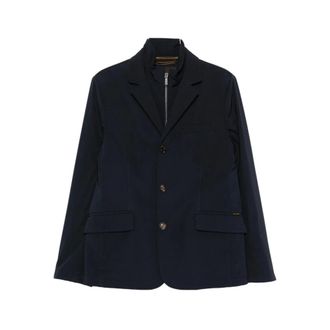 Moorer Blazers, male, Blue, Size: 4XL Borromeo-H Blazer