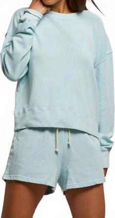 perfectwhitetee Layla Shorts In Blue