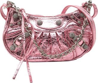 Balenciaga Pre-owned Balenciaga Metallic Lambskin Motocross Le Cagole XS Ladies EFW907WQS954897I