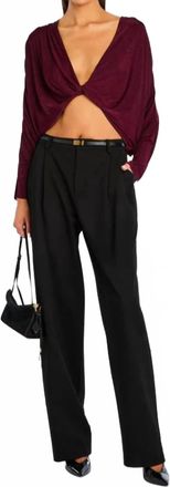 SER.O.YA Jerome Top In Pinot