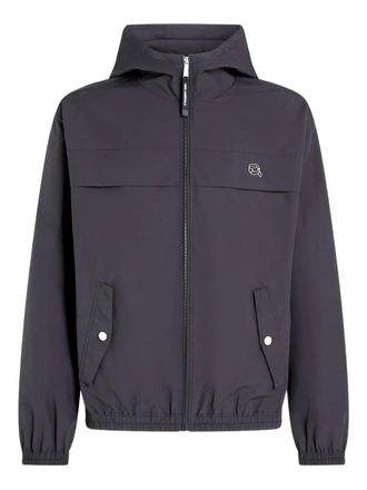 Karl Lagerfeld Ikon hooded jacket - men - Nylon/Cotton - S - Black