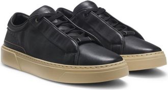 BOSS x ASTON MARTIN trainers in grained leather