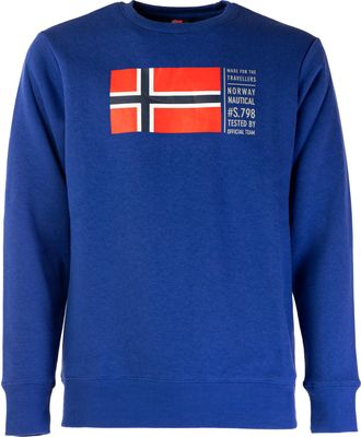 Scuola Nautica Italiana Sportief katoenen sweatshirt voor mannen