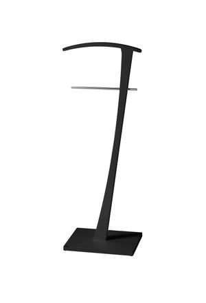 HERDASA Gal&aacute;n de noche de madera de haya negro 115x46x48 cm