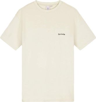 Law Of The Sea Life Flow Artwork T-Shirt - Heren - Tops - Beige - Maat: XL Katoen