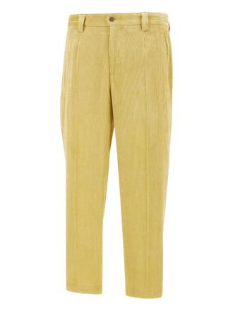 BRIGLIA 1949 PortofinoS corduroy welt-pocket trousers - Yellow
