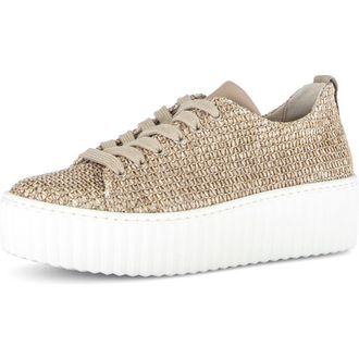 Gabor Woven Platform Sneaker in Sand at Nordstrom, Size 9.5Us