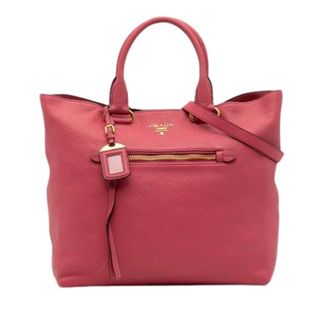 Prada Pre-owned Handbags, female, Pink, Size: ONE SIZE Pre-owned Satchel