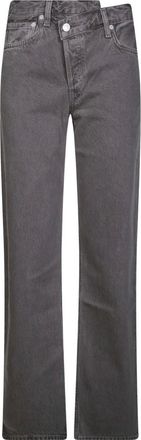 A Gold E Arc Criss Cross Jean - Dames - Jeans - Grijs - Maat: W24 Katoen