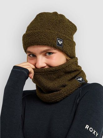 Roxy Valwood Collar Neck Warmer verde