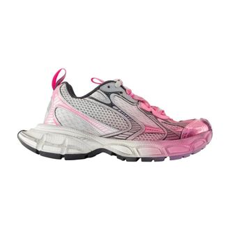 Balenciaga Schoenen, Dames, Veelkleurig, 35 EU, Grijs/Roze Sneakers - Synthetische Mesh Schoenen