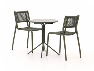 Manifesto Furniture Manifesto Misurina/Aziano &oslash;60cm dining tuinset 3-delig stapelbaar