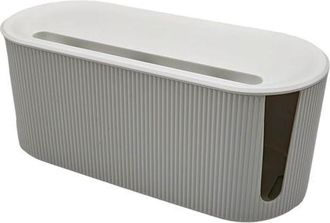 OEM Caja Organizadora De Cables, Tapa Para Regleta, Caja De Almacenamiento De Cables. Almacenamiento De Cables Y Regletas. (blanco)