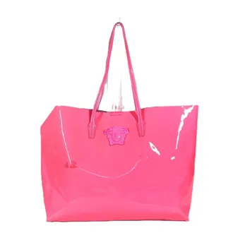 トートバッグ VERSACE Shopping bag - Versace - Leather - Pink Versace Shopping Bag - Leather - Pink Tote Bag | THE LIST