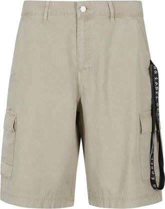 44 Label Group Casual Shorts, male, Beige, L, Desert Lizard Cargo Trousers