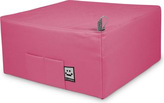 Happers Happers - Puff Cama Individual Para Una Persona Polipiel Fucsia &Uacute;nico Fucsia