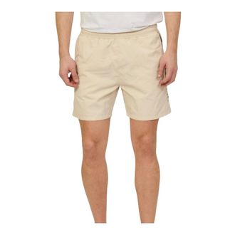 HUGO BOSS Badmode, Heren, Beige, L, Polyester, Dolphin Zwemshorts