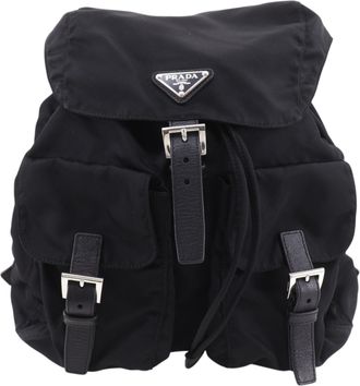 Prada Black Nero Nylon Backpack (Pre-Owned)