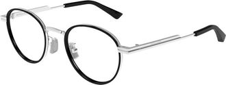 Bottega Veneta Demo Oval Unisex Eyeglasses BV1337OJ 002 48