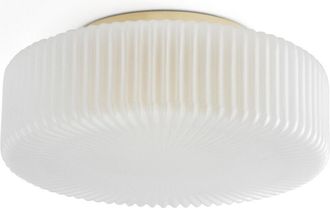 La Redoute Interieurs Plafondlamp of wandlamp, opaline geribbeld glas, PH&Eacute;RAD&Eacute;