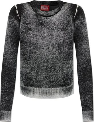 Diesel Round-neck Truien - Dames - Ronde hals truien - Zwart - XS - Truien & Vesten