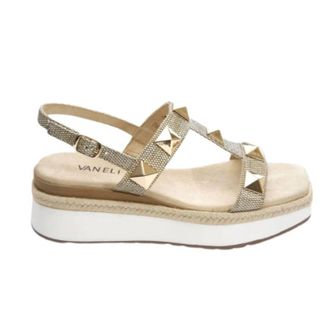 Vaneli Womens Edrys Platform Sandal In Camel Raffia