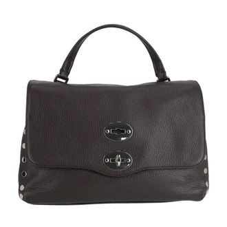 Zanellato Postina Daily S - Dames - Handtassen - Bruin - ONE Size - Katoen - Tassen