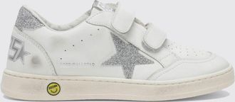 Golden Goose Sneakers Ball Star da bambino in pelle con strappi e glitter