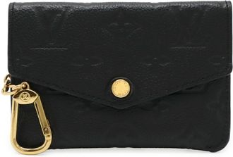 Louis Vuitton Monogram Empreinte Black Noir Monogram Empreinte Coin Purse/Coin Case (Pre-Owned)