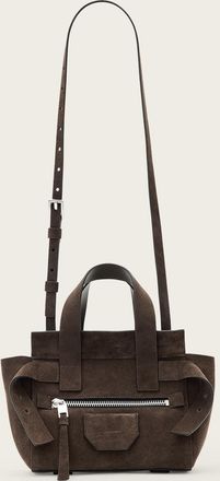 AllSaints Leather Perez Suede Mini Crossbody Bag, Size: One Size