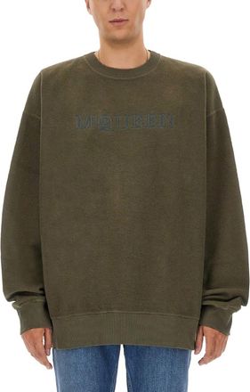 Alexander McQueen Dark Green Logo Sweatshirts